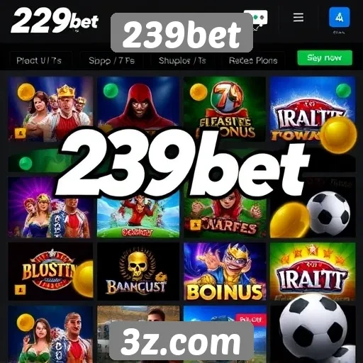 Variedade de jogos disponíveis na 239bet